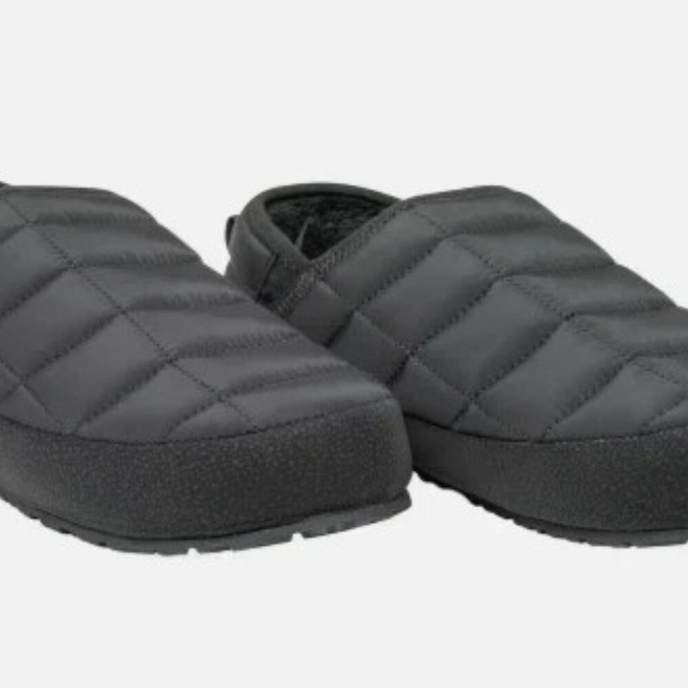 Gerry Men's Size 10 Puff Solid Black Slip On Plush Fleece Lining Shoes NIB